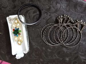 Hair Accessories, Bangles Combo Offer