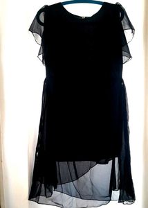 Metronaut Women Fit & Flare Knee Length Dress (M)