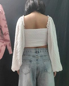Ruffle Crop Top