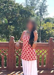 Stylish Red Printed Top