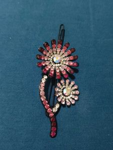 3 Types Of Hair Clips &amp; 1 Saree Pin