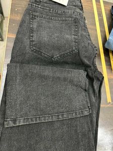 Dark Gray Denim Jeans