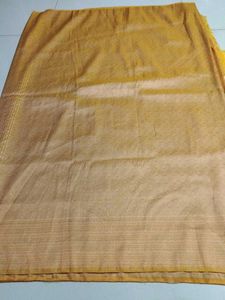 Orange softy silk saree...