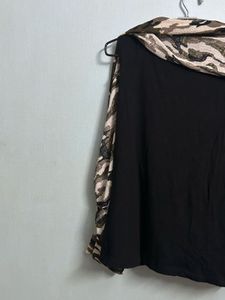 Camouflage Top in Olive-Toned Camo