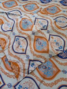 Double size bedsheet +two pillow covers.