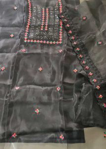 Organza Black Dress