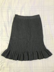 Stretchy Ribbed Mini Skirt Waist 26-30