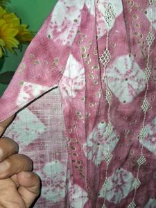 Pink kameez salwar dupatta Set❤️🤍