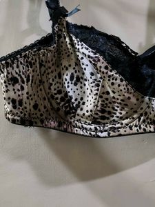 Bw!tch Leopard Print Lace wired Bra