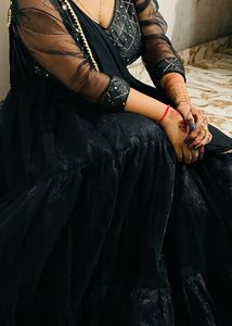Elegant Black Lehnga Choli Nd Duppata