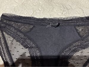 Black Lace Trim Panties