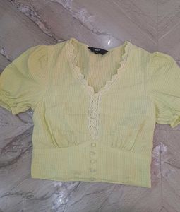 Cute Green Crop Top in XS size.