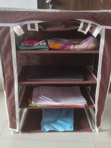 4-Tier Storage Rack Carbon Steel Collapsible