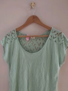 Mint Green Beautiful Back Tee