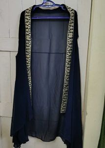 💙🔥 blue shrug with plazzo dress party wear