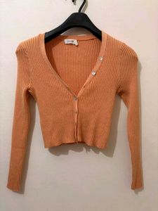 Cute Orange Cardigan