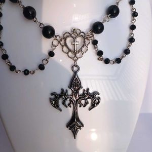 Gothic cross necklace