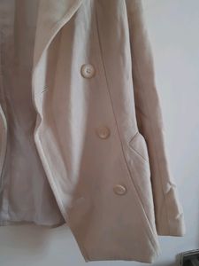 Cream Formal Blazer