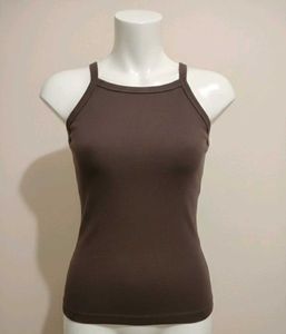 🤎Ribbed Brown Tank Top