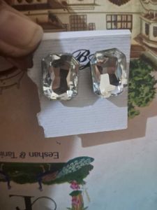 Vintage Rhinestone Cufflinks (Combo) 2 Earing