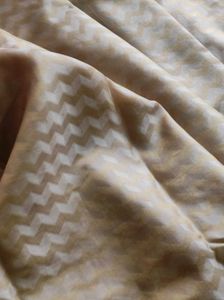 Cream And Blue Pure Silk Saree