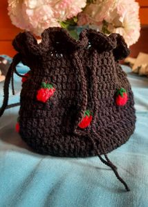 Strawberry Crochet Bag