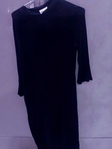 🖤 Top With Side Slit To Crop Length