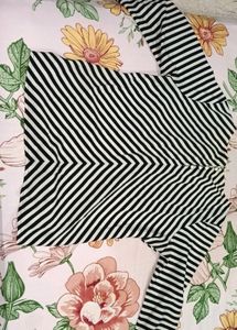 Black And White Stripes Top