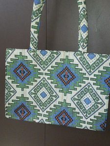 Women&#39;s Cotton Multicolor Tote Bag for Office