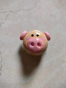 Cute Clay Keychain &amp; Fridge Magnet Combo