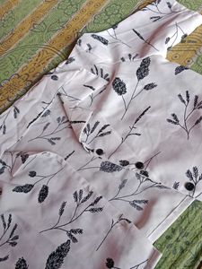 Floral Print white crop Shirt