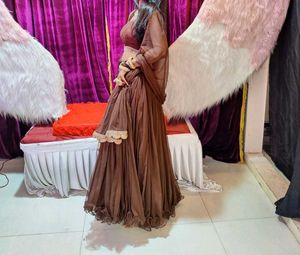 Brown Lehenga