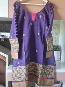4XL Embroidery Beautiful Cotton Straight Kurti 😍