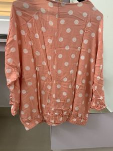 Mango Polka Dot Top