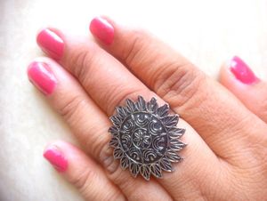 Boho Silver Ring