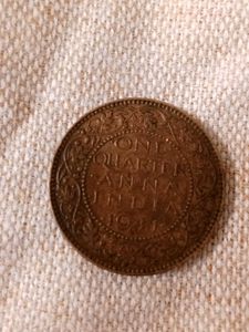 ONE QUARTER ANNA "INDIA 1941"