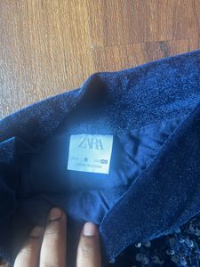New Party wear sequence work all over kids skirt