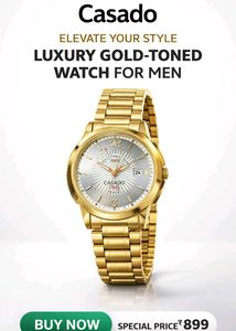 Casado Luxury Gold-Toned Watch