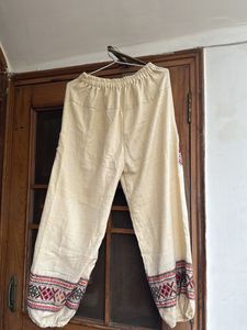 Boho Embroidered Harem Pants wollen