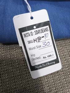 H@10 Size-30 (Sale) Latest Ladies high waist Jeans