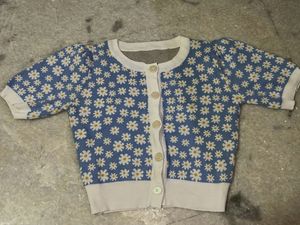Daisy Print Cardigan / top