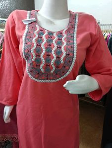 Winter Embroidered Kurta Set