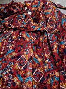 Patterned Casual Dress