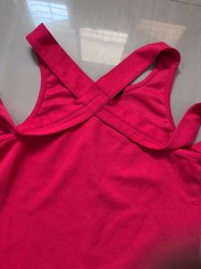 Pink Sleeveless Top