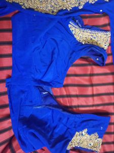 Blue &amp; Gold Fabric