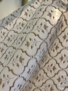White And Gold Festive Straight Kurti