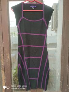 Black &amp; Purple Color Dress