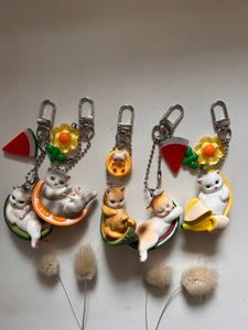 Fruit Cat Keychain ✨
