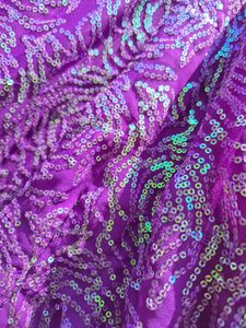 Purple Falred Maxi Dress