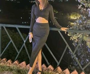 Black Top And Skirt One Piece Only For Women